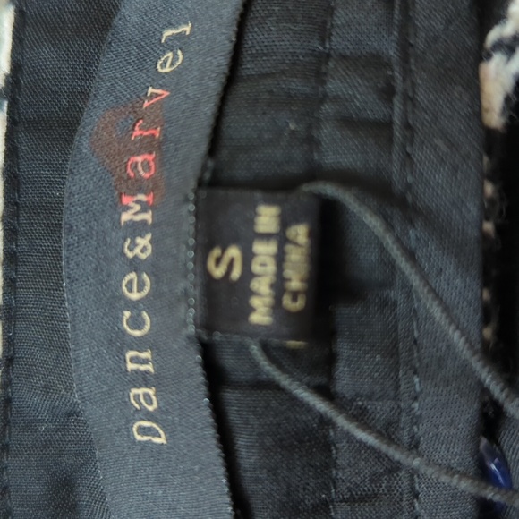 Dance & Marvel Black & White Houndstooth Fringed Pants - Picture 13 of 16